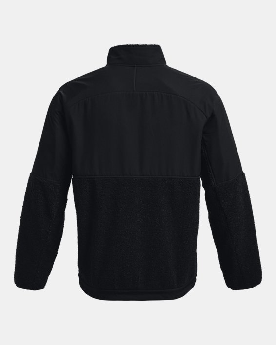 Men's UA Mission Full-Zip Jacket, Black, pdpMainDesktop image number 5